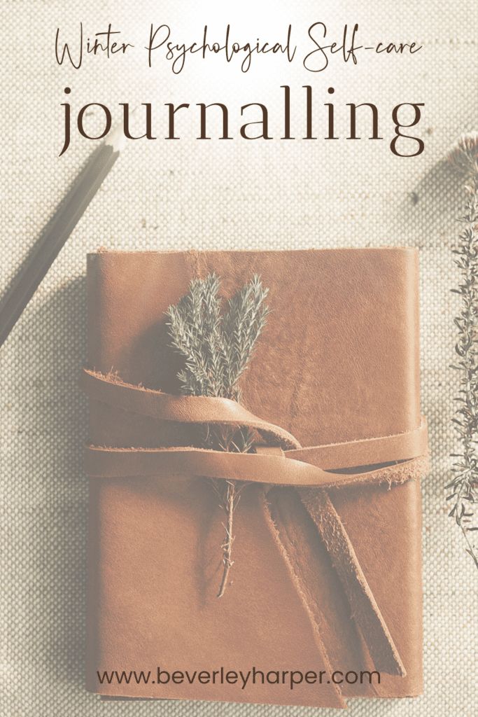 Journalling can can be a balm as a regular practice through the dark winter months.